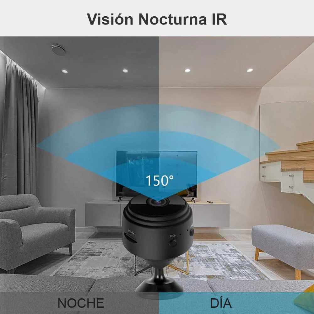 Mini Cámara Wifi A9 1080P